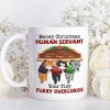 Meowy Christmas Human From Naughty Cats Personalized Mug, Christmas Gift