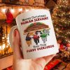 Meowy Christmas Human From Naughty Cats Personalized Mug, Christmas Gift