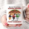 Meowy Christmas Human From Naughty Cats Personalized Mug, Christmas Gift