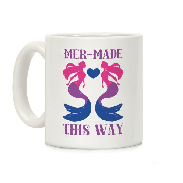 Mer-Made This Way - Bi Coffee Mug Mer-Made This Way - Bi Coffee Mug