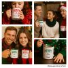Merry Cousin Retro Christmas Personalized Mug, Matching Family Holiday Gift with Custom Name