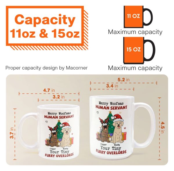 Merry Woofmas - Personalized Mug Merry Woofmas - Personalized Mug