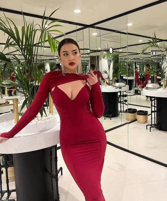 Mesh Long Sleeve Corset Midi Dresses Mesh Long Sleeve Corset Midi Dresses