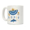 Mid-Century Modern Menorah (Hanukkah) Coffee Mug Mid-Century Modern Menorah (Hanukkah) Coffee Mug