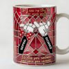 MkMo Magic Mouse Couple Forever - Personalized White Edge-To-Edge Mug - Gift For Couples, Movie Fans NL122