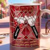 MkMo Magic Mouse Couple Forever - Personalized White Edge-To-Edge Mug - Gift For Couples, Movie Fans NL122