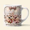 MkMo Magic Mouse Love Is The Real Magic - Personalized White Edge-to-Edge Mug - Gift For Couple, Movie Fans HH01