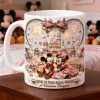 MkMo Magic Mouse Love Is The Real Magic - Personalized White Edge-to-Edge Mug - Gift For Couple, Movie Fans HH01