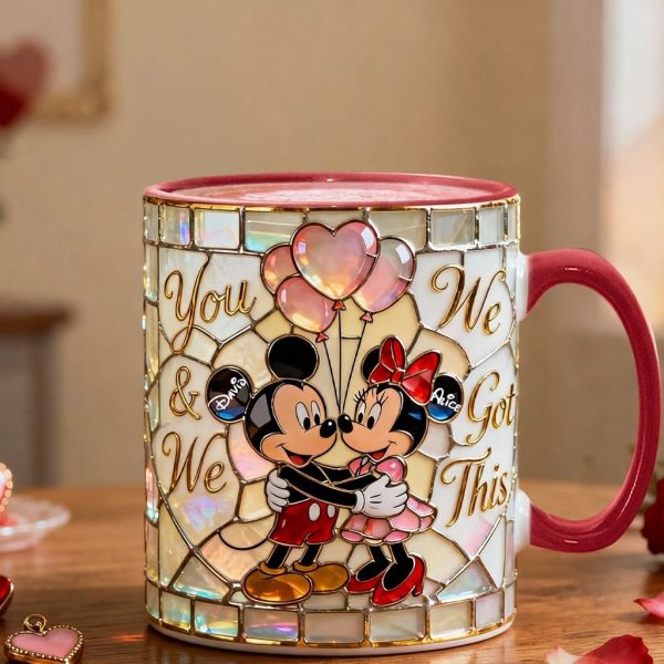 MkMo Magic Mouse You And Me We Got This - Personalized Accent Mug - Gift For Couple, Fan Movies HH01 MkMo Magic Mouse You And Me We Got This - Personalized Accent Mug - Gift For Couple, Fan Movies HH01