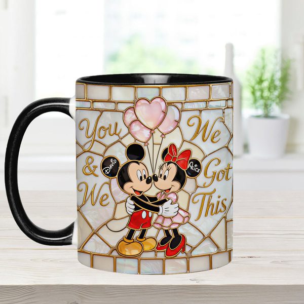 MkMo Magic Mouse You And Me We Got This - Personalized Accent Mug - Gift For Couple, Fan Movies HH01 MkMo Magic Mouse You And Me We Got This - Personalized Accent Mug - Gift For Couple, Fan Movies HH01