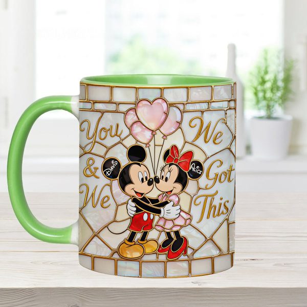 MkMo Magic Mouse You And Me We Got This - Personalized Accent Mug - Gift For Couple, Fan Movies HH01 MkMo Magic Mouse You And Me We Got This - Personalized Accent Mug - Gift For Couple, Fan Movies HH01