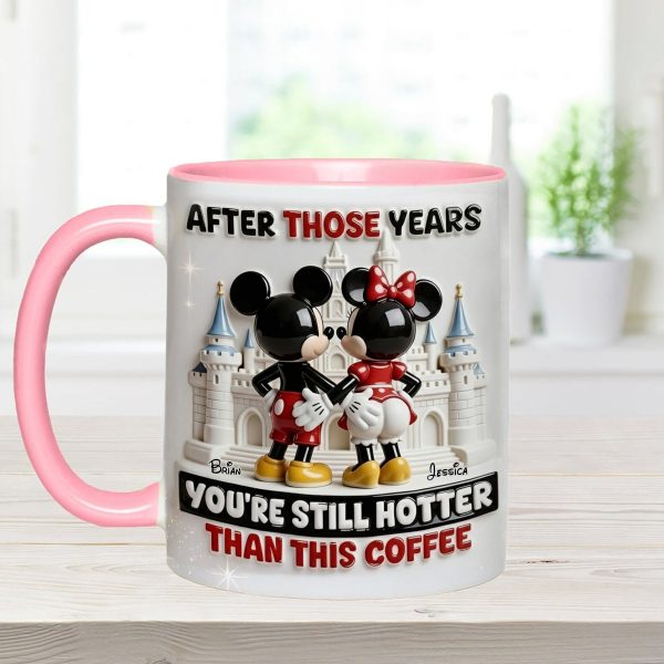 MkMo Magic Mouse You're Still Hotter Than This Coffee - Personalized Accent Mug - Gift For Couple, Fan Movies HH01 MkMo Magic Mouse You're Still Hotter Than This Coffee - Personalized Accent Mug - Gift For Couple, Fan Movies HH01