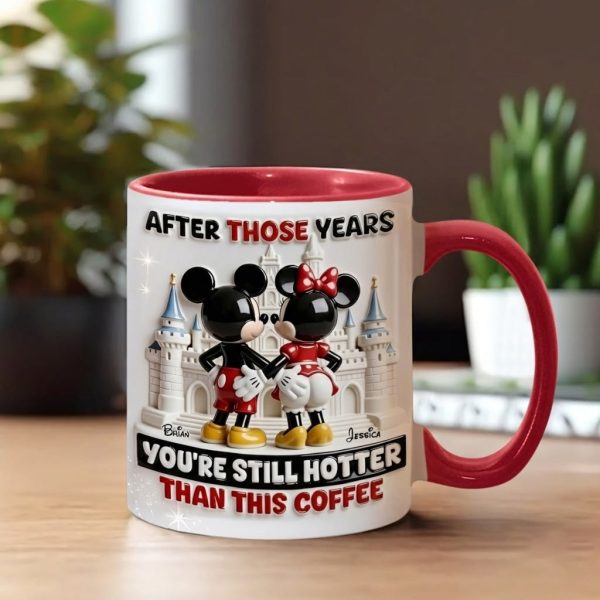 MkMo Magic Mouse You're Still Hotter Than This Coffee - Personalized Accent Mug - Gift For Couple, Fan Movies HH01 MkMo Magic Mouse You're Still Hotter Than This Coffee - Personalized Accent Mug - Gift For Couple, Fan Movies HH01