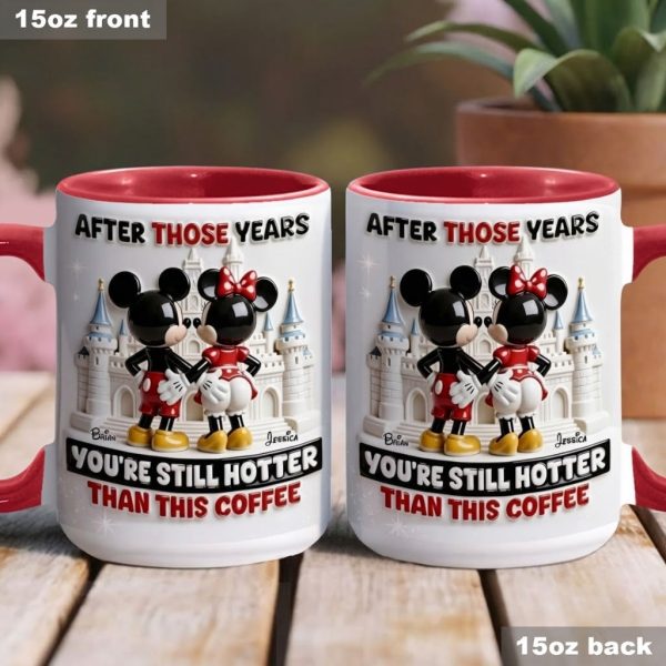 MkMo Magic Mouse You're Still Hotter Than This Coffee - Personalized Accent Mug - Gift For Couple, Fan Movies HH01 MkMo Magic Mouse You're Still Hotter Than This Coffee - Personalized Accent Mug - Gift For Couple, Fan Movies HH01