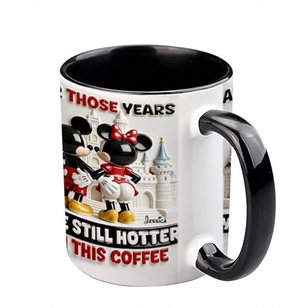MkMo Magic Mouse You're Still Hotter Than This Coffee - Personalized Accent Mug - Gift For Couple, Fan Movies HH01 MkMo Magic Mouse You're Still Hotter Than This Coffee - Personalized Accent Mug - Gift For Couple, Fan Movies HH01
