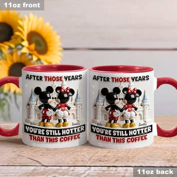 MkMo Magic Mouse You're Still Hotter Than This Coffee - Personalized Accent Mug - Gift For Couple, Fan Movies HH01 MkMo Magic Mouse You're Still Hotter Than This Coffee - Personalized Accent Mug - Gift For Couple, Fan Movies HH01