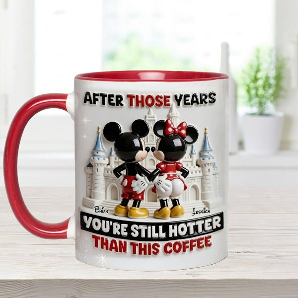 MkMo Magic Mouse You're Still Hotter Than This Coffee - Personalized Accent Mug - Gift For Couple, Fan Movies HH01 MkMo Magic Mouse You're Still Hotter Than This Coffee - Personalized Accent Mug - Gift For Couple, Fan Movies HH01