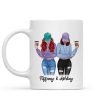 Modern Girls Front View To My Bestie Gift For Besties Sisters Siblings Personalized Mug Modern Girls Front View To My Bestie Gift For Besties Sisters Siblings Personalized Mug