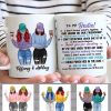 Modern Girls Front View To My Bestie Gift For Besties Sisters Siblings Personalized Mug Modern Girls Front View To My Bestie Gift For Besties Sisters Siblings Personalized Mug