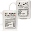 Mom And Dad Coffee Mug Set, Gift for Parents from Daughter Son Kids Birthday Anniversary Christmas Gift Mom And Dad Coffee Mug Set, Gift for Parents from Daughter Son Kids Birthday Anniversary Christmas Gift