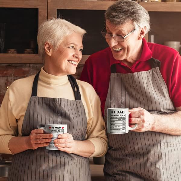 Mom And Dad Coffee Mug Set, Gift for Parents from Daughter Son Kids Birthday Anniversary Christmas Gift Mom And Dad Coffee Mug Set, Gift for Parents from Daughter Son Kids Birthday Anniversary Christmas Gift