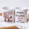 Mom And Daughters Under 3D Effect Blossom Tree Personalized Mug, Heartfelt Gift For Mom, Daughter