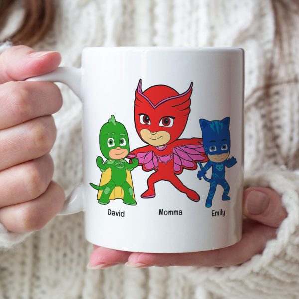 Mom and Kids Personalized Coffee Mug Mother's Day Gift DR-WHM-01QHQN300323 Mom and Kids Personalized Coffee Mug Mother's Day Gift DR-WHM-01QHQN300323