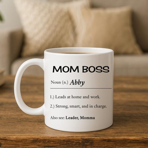 Mom Boss Definition Coffee Mug Funny Gift for Working Mom Mom Boss Definition Coffee Mug Funny Gift for Working Mom