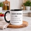 Mom Boss Definition Coffee Mug Funny Gift for Working Mom Mom Boss Definition Coffee Mug Funny Gift for Working Mom