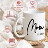 Mom EST 2026 Coffee Mug Pregnancy Announcement Gift for Expecting Mom, First Time Mom Gift Mom EST 2026 Coffee Mug Pregnancy Announcement Gift for Expecting Mom, First Time Mom Gift