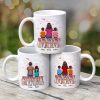 Mom Grandma And Kids On Text Personalized Mug
