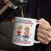 Mom Grandma I Smile Because You Are My Daughter Son - Personalized Mug