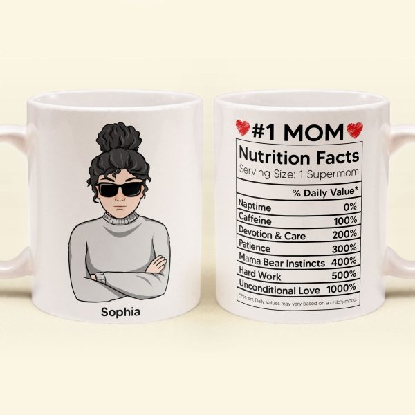 Mom Nutrition Facts - Personalized Mug - Mother's Day, Loving Gift For Mom Mom Nutrition Facts - Personalized Mug - Mother's Day, Loving Gift For Mom