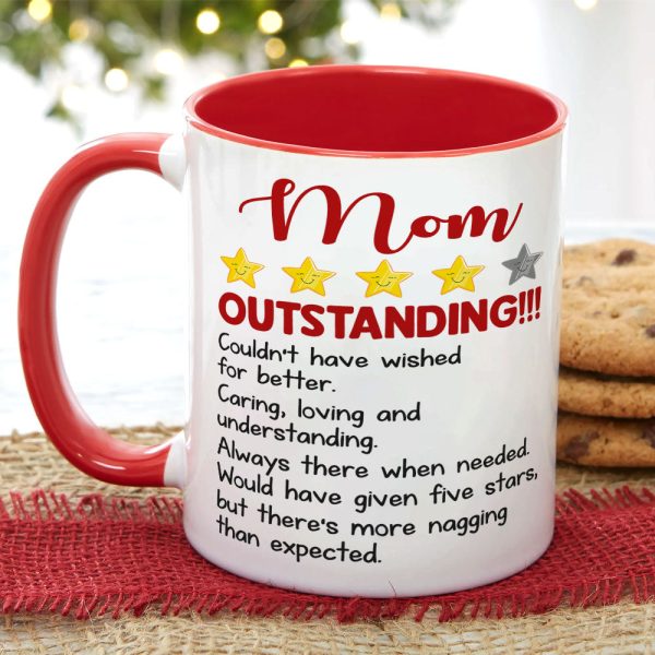 Mom Outstanding Couldn't Have Wished For Better, Personalized Mug, Mother's Day Gift, Gift For Mom Mom Outstanding Couldn't Have Wished For Better, Personalized Mug, Mother's Day Gift, Gift For Mom