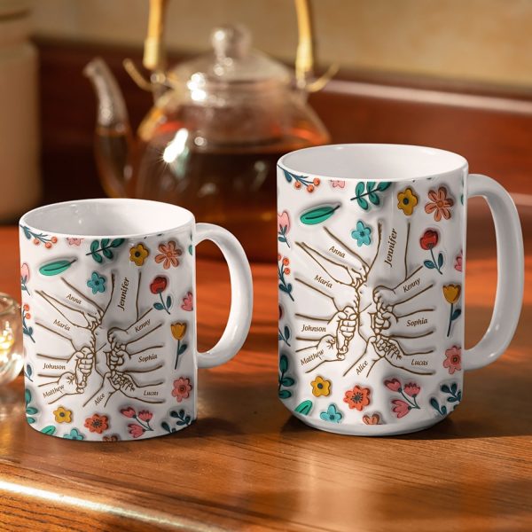 Mom Thoughtful Awesome Sweet Love - Gift For Mother, Mom - 3D Inflated Effect Printed Mug, Personalized White Edge-to-Edge Mug Mom Thoughtful Awesome Sweet Love - Gift For Mother, Mom - 3D Inflated Effect Printed Mug, Personalized White Edge-to-Edge Mug