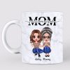 Mom We Love You Marble Texture Doll Women Sitting Personalized Mug Mom We Love You Marble Texture Doll Women Sitting Personalized Mug