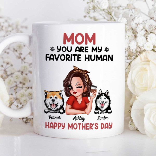 Mom You Are My Favorite Human Personalized Mug