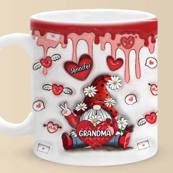 Mommy Knows A Lot But Grandma Knows Everything - Family Personalized Custom 3D Inflated Effect Printed Mug - Gift For Grandma Mommy Knows A Lot But Grandma Knows Everything - Family Personalized Custom 3D Inflated Effect Printed Mug - Gift For Grandma