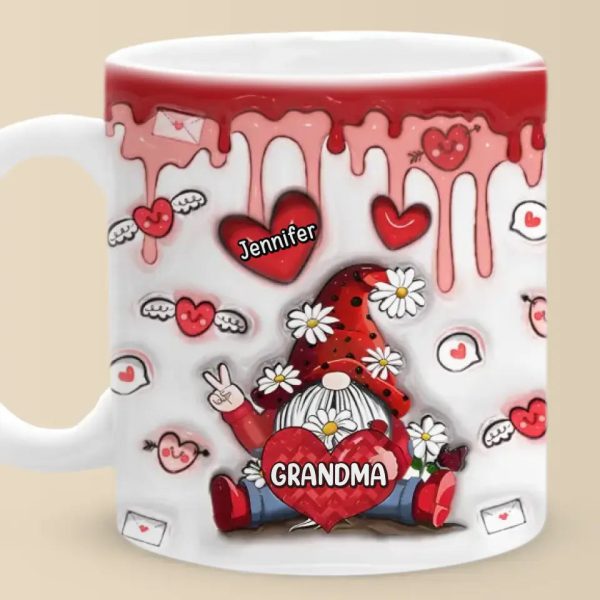 Mommy Knows A Lot But Grandma Knows Everything - Family Personalized Custom 3D Inflated Effect Printed Mug - Gift For Grandma Mommy Knows A Lot But Grandma Knows Everything - Family Personalized Custom 3D Inflated Effect Printed Mug - Gift For Grandma