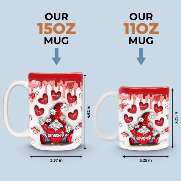 Mommy Knows A Lot But Grandma Knows Everything - Family Personalized Custom 3D Inflated Effect Printed Mug - Gift For Grandma Mommy Knows A Lot But Grandma Knows Everything - Family Personalized Custom 3D Inflated Effect Printed Mug - Gift For Grandma