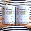 Mom's Grandma's Garden - Loving Gift For Mother, Grandmother - Personalized White Edge-to-Edge Mug