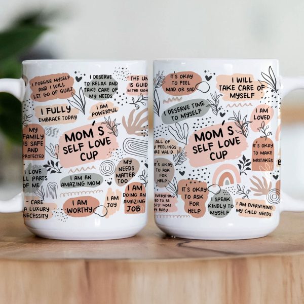Mom's Self Love Cup - Personalized Mug Mom's Self Love Cup - Personalized Mug