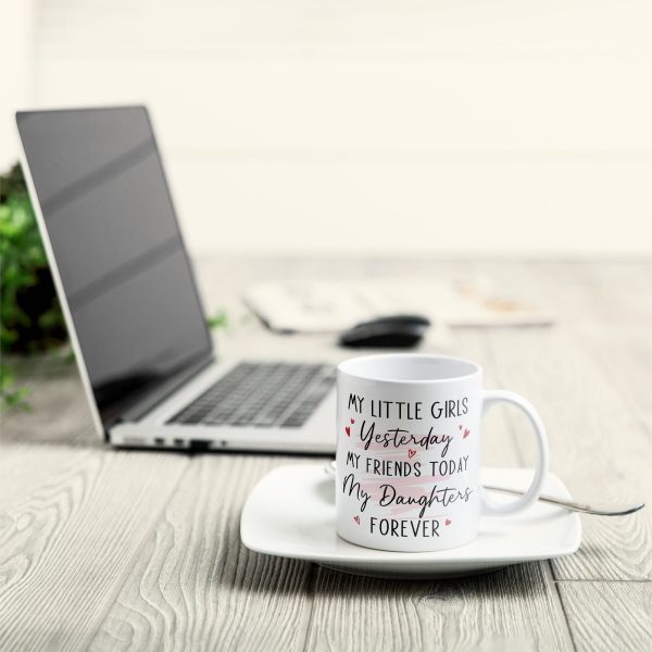 Mother And Daughter Forever Linked Together - Personalized Mug Mother And Daughter Forever Linked Together - Personalized Mug