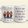 Mother And Daughter Forever Linked Together - Personalized Mug Mother And Daughter Forever Linked Together - Personalized Mug