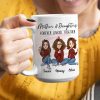 Mother And Daughter Forever Linked Together - Personalized Mug Mother And Daughter Forever Linked Together - Personalized Mug
