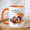 Mother And Daughter Pretty Woman Fall Season Personalized Mug