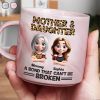 Mother And Daughters A Bond That Can't Be Broken - Personalized Marble Mug Mother And Daughters A Bond That Can't Be Broken - Personalized Marble Mug