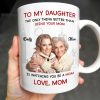 Mother Daughter Love, Better Than Being Your Mom - Personalized Custom Coffee Mug - DAU108_MG