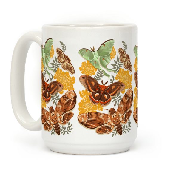 Moths & Marigolds Coffee Mug Moths & Marigolds Coffee Mug