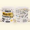 Motivational Mug - Mug Of Positivitea - Gifts For Friend, Daughter, Mom, Sister - Personalized Mug Motivational Mug - Mug Of Positivitea - Gifts For Friend, Daughter, Mom, Sister - Personalized Mug
